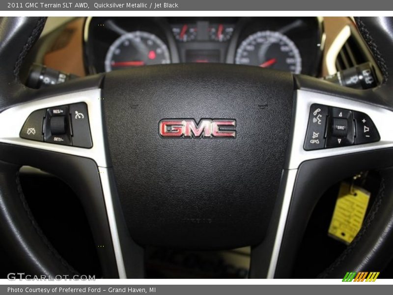 Quicksilver Metallic / Jet Black 2011 GMC Terrain SLT AWD