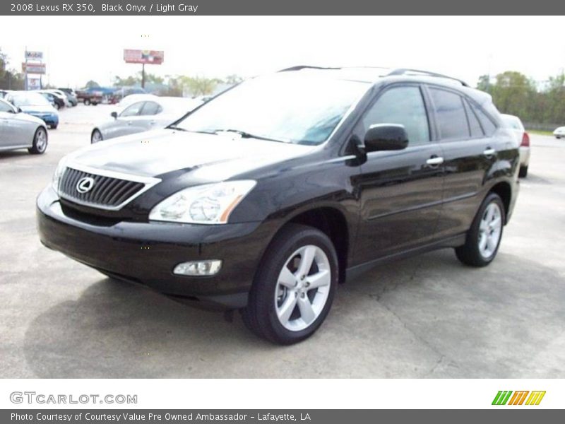 Black Onyx / Light Gray 2008 Lexus RX 350