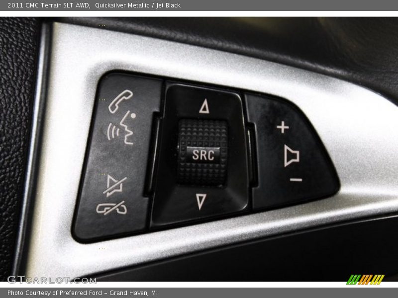 Quicksilver Metallic / Jet Black 2011 GMC Terrain SLT AWD