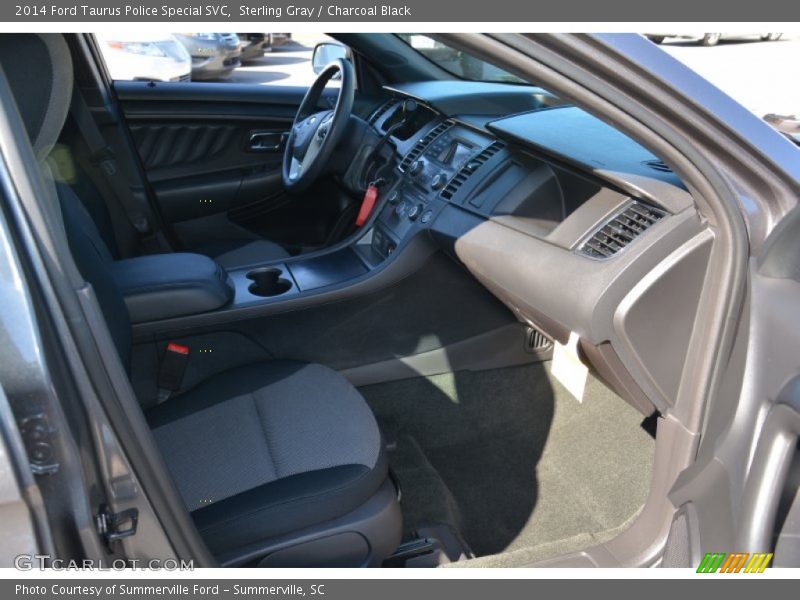 Sterling Gray / Charcoal Black 2014 Ford Taurus Police Special SVC