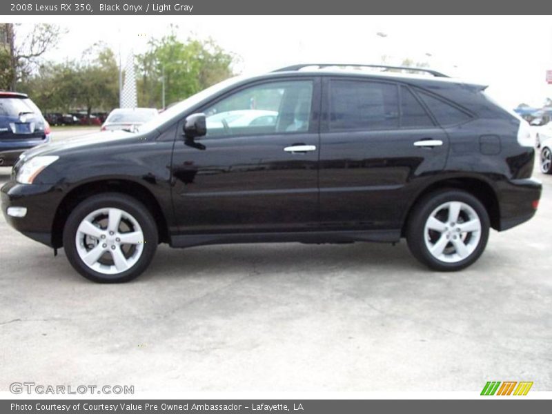 Black Onyx / Light Gray 2008 Lexus RX 350