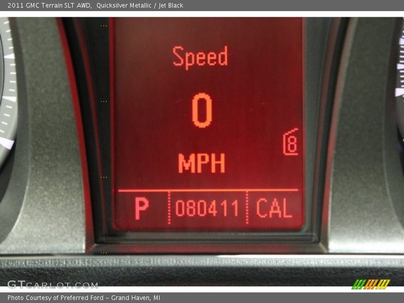 Quicksilver Metallic / Jet Black 2011 GMC Terrain SLT AWD