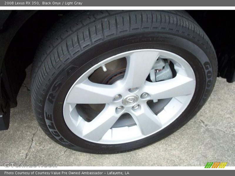 Black Onyx / Light Gray 2008 Lexus RX 350
