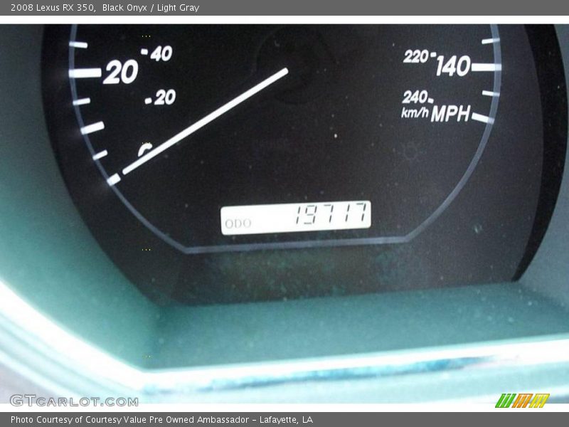 Black Onyx / Light Gray 2008 Lexus RX 350