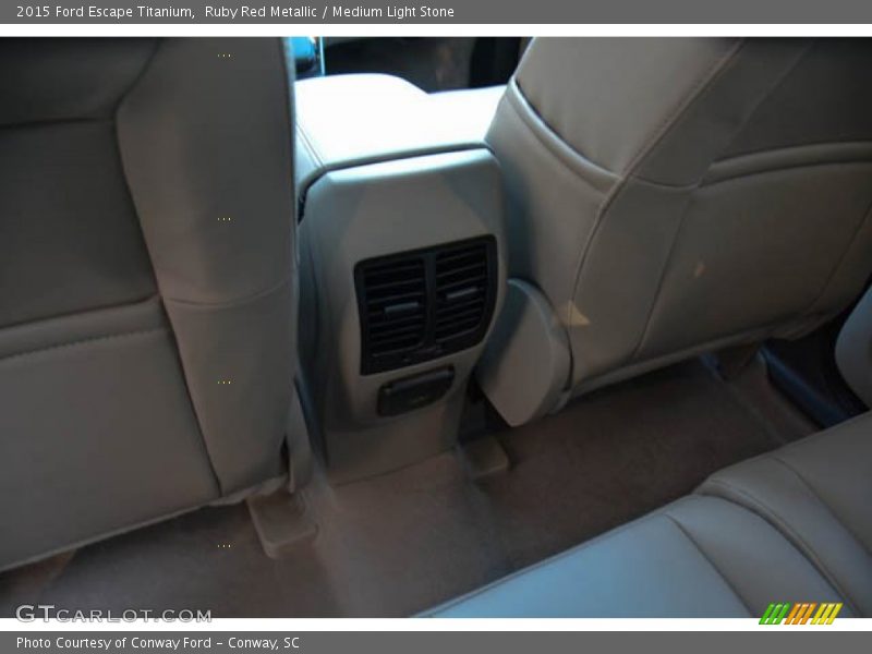 Ruby Red Metallic / Medium Light Stone 2015 Ford Escape Titanium