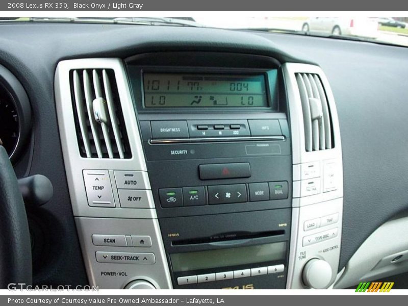 Black Onyx / Light Gray 2008 Lexus RX 350