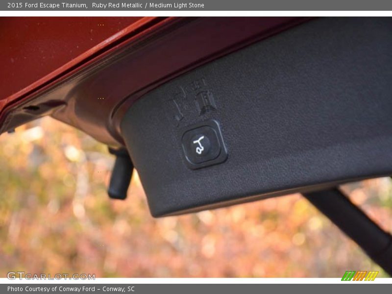 Ruby Red Metallic / Medium Light Stone 2015 Ford Escape Titanium