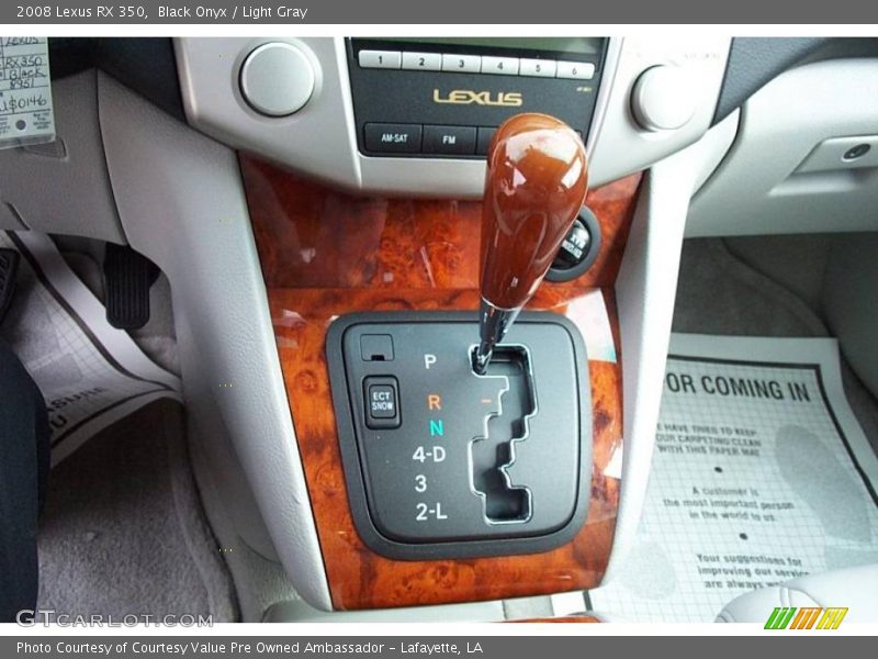 Black Onyx / Light Gray 2008 Lexus RX 350