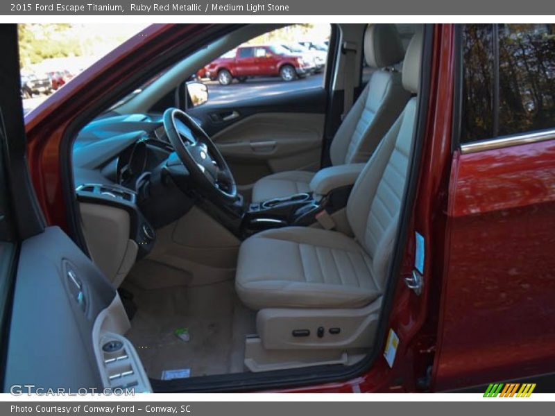 Front Seat of 2015 Escape Titanium