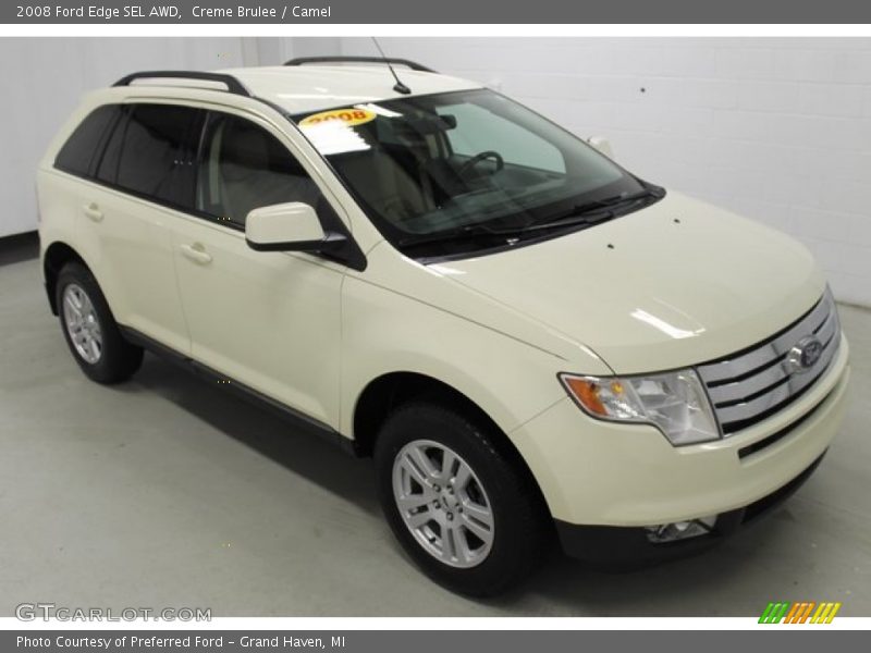 Creme Brulee / Camel 2008 Ford Edge SEL AWD