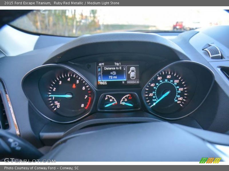  2015 Escape Titanium Titanium Gauges