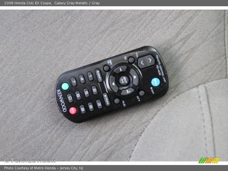 Galaxy Gray Metallic / Gray 2008 Honda Civic EX Coupe