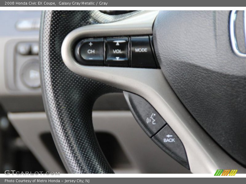Galaxy Gray Metallic / Gray 2008 Honda Civic EX Coupe