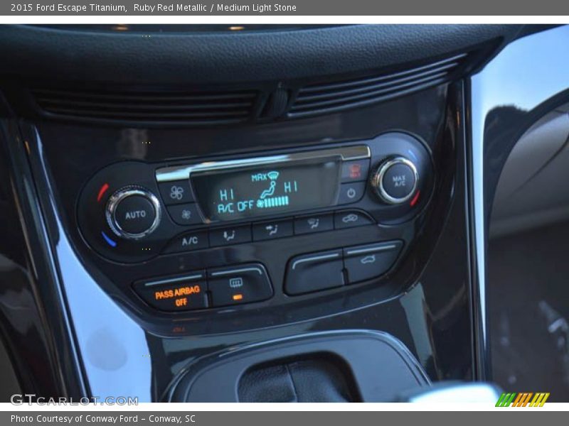 Controls of 2015 Escape Titanium