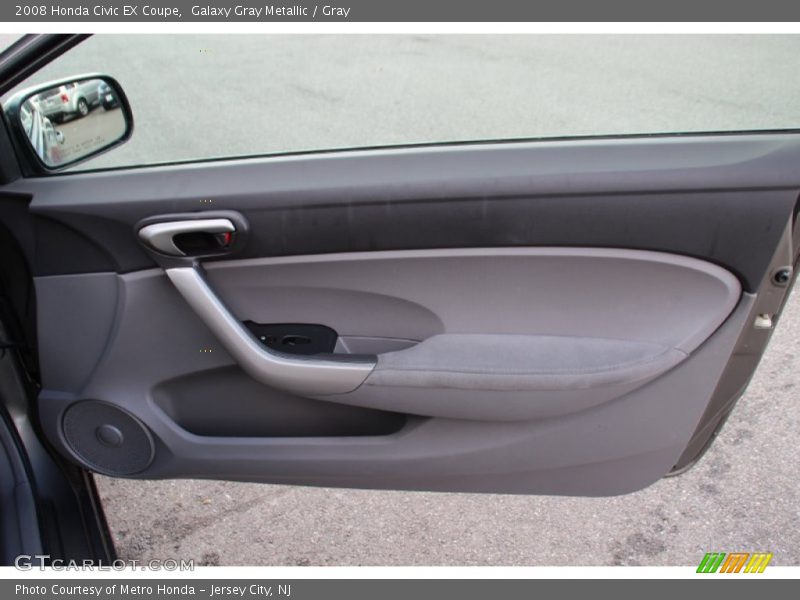 Galaxy Gray Metallic / Gray 2008 Honda Civic EX Coupe