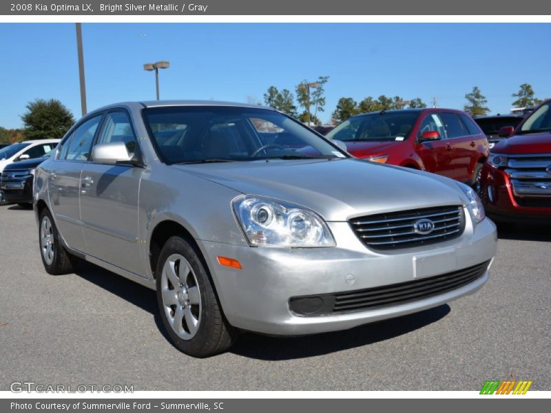 Bright Silver Metallic / Gray 2008 Kia Optima LX