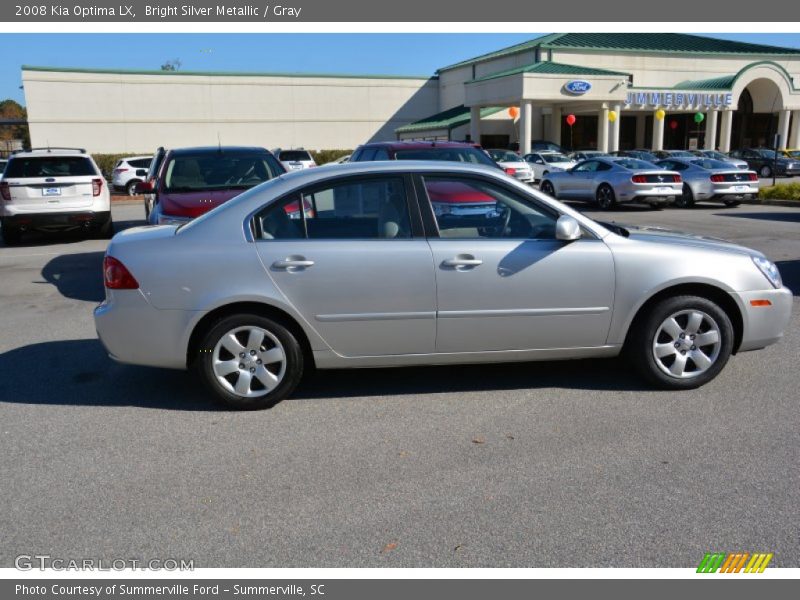 Bright Silver Metallic / Gray 2008 Kia Optima LX