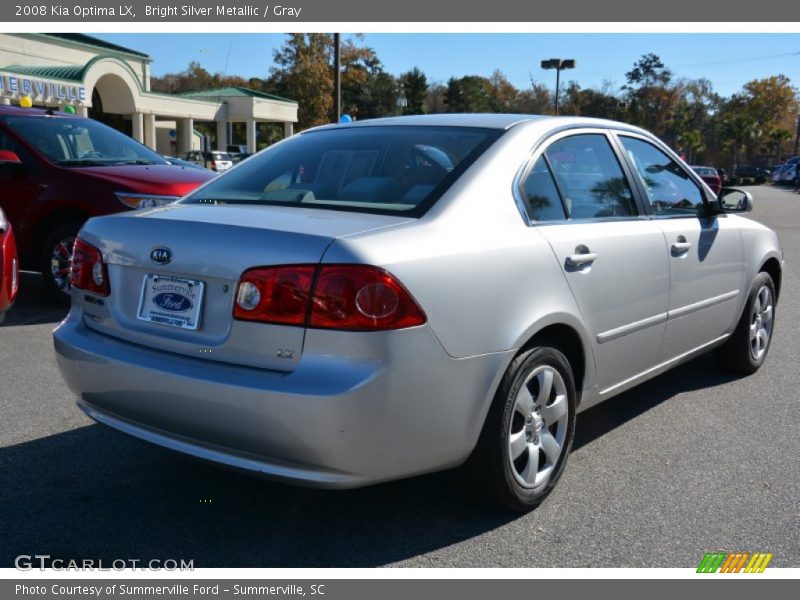 Bright Silver Metallic / Gray 2008 Kia Optima LX