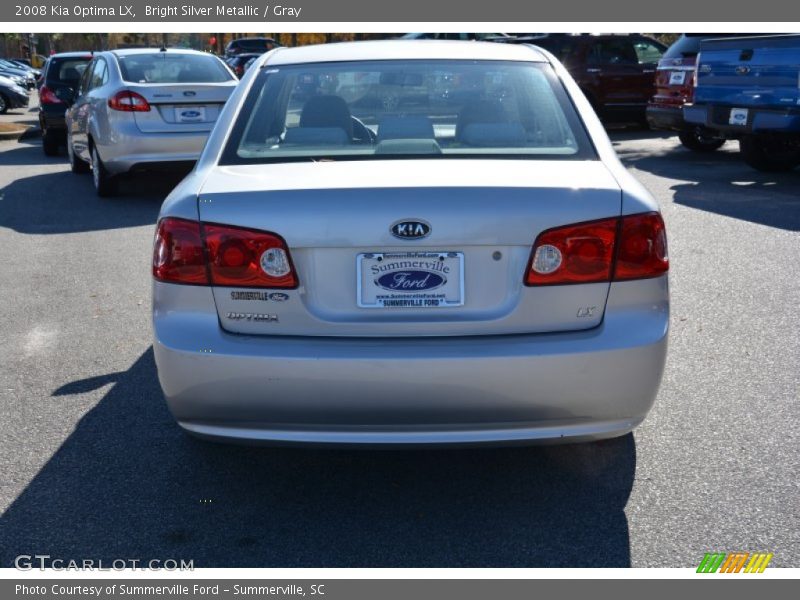 Bright Silver Metallic / Gray 2008 Kia Optima LX
