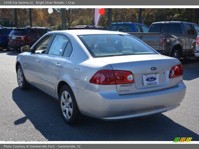 Bright Silver Metallic / Gray 2008 Kia Optima LX