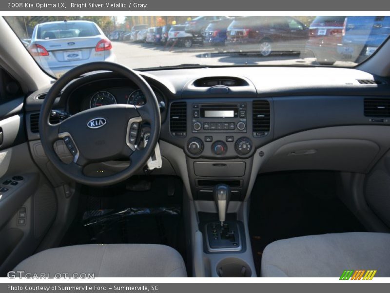 Bright Silver Metallic / Gray 2008 Kia Optima LX