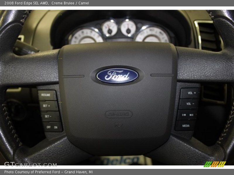 Creme Brulee / Camel 2008 Ford Edge SEL AWD