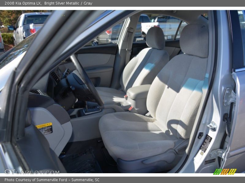 Bright Silver Metallic / Gray 2008 Kia Optima LX