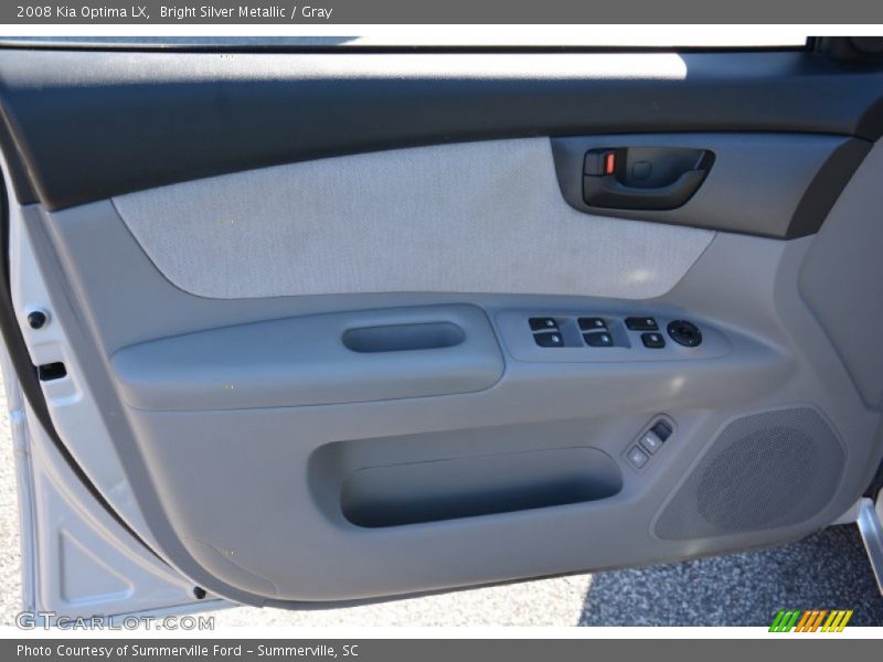 Bright Silver Metallic / Gray 2008 Kia Optima LX