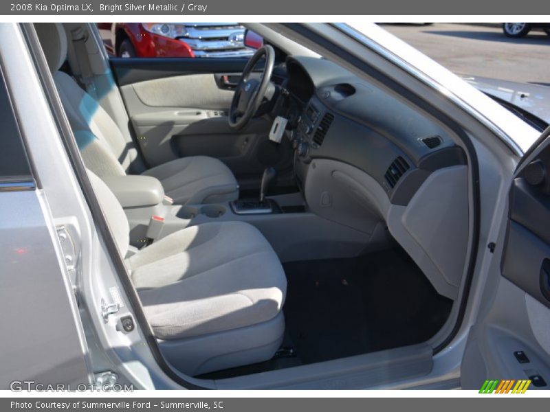 Bright Silver Metallic / Gray 2008 Kia Optima LX