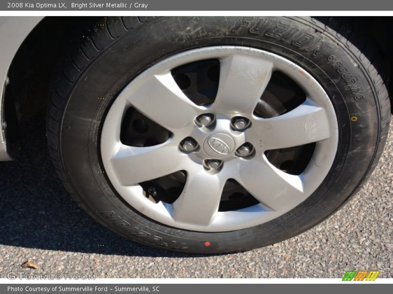 Bright Silver Metallic / Gray 2008 Kia Optima LX