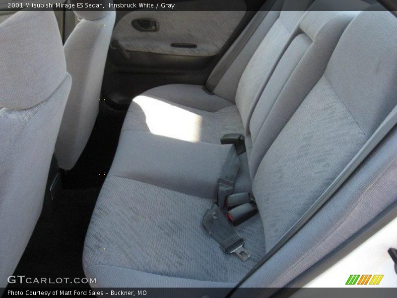 Innsbruck White / Gray 2001 Mitsubishi Mirage ES Sedan