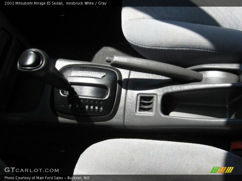 Innsbruck White / Gray 2001 Mitsubishi Mirage ES Sedan