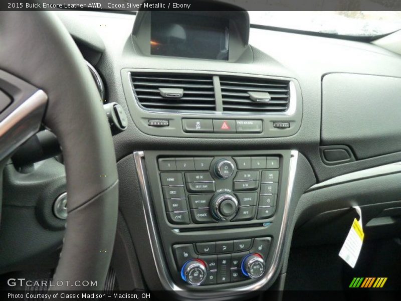 Controls of 2015 Encore Leather AWD