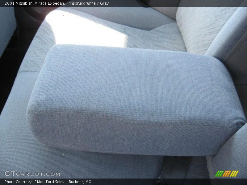 Innsbruck White / Gray 2001 Mitsubishi Mirage ES Sedan