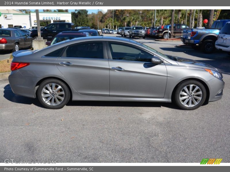 Harbor Gray Metallic / Gray 2014 Hyundai Sonata Limited