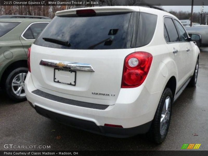 White Diamond Tricoat / Jet Black 2015 Chevrolet Equinox LT