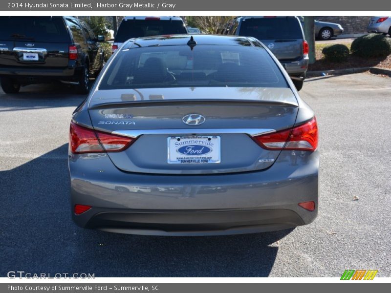 Harbor Gray Metallic / Gray 2014 Hyundai Sonata Limited