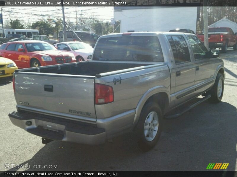 Light Pewter Metallic / Graphite 2003 Chevrolet S10 LS Crew Cab 4x4