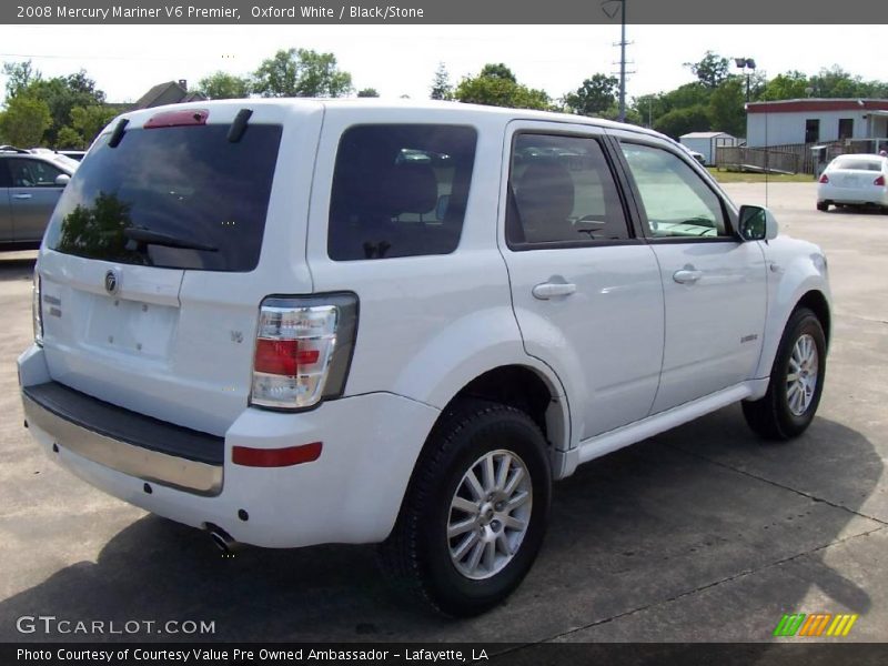 Oxford White / Black/Stone 2008 Mercury Mariner V6 Premier