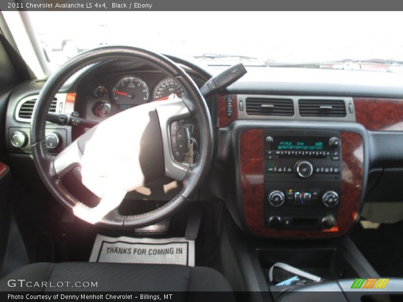 Black / Ebony 2011 Chevrolet Avalanche LS 4x4