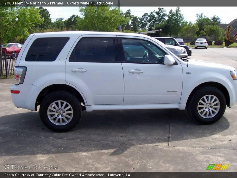 Oxford White / Black/Stone 2008 Mercury Mariner V6 Premier
