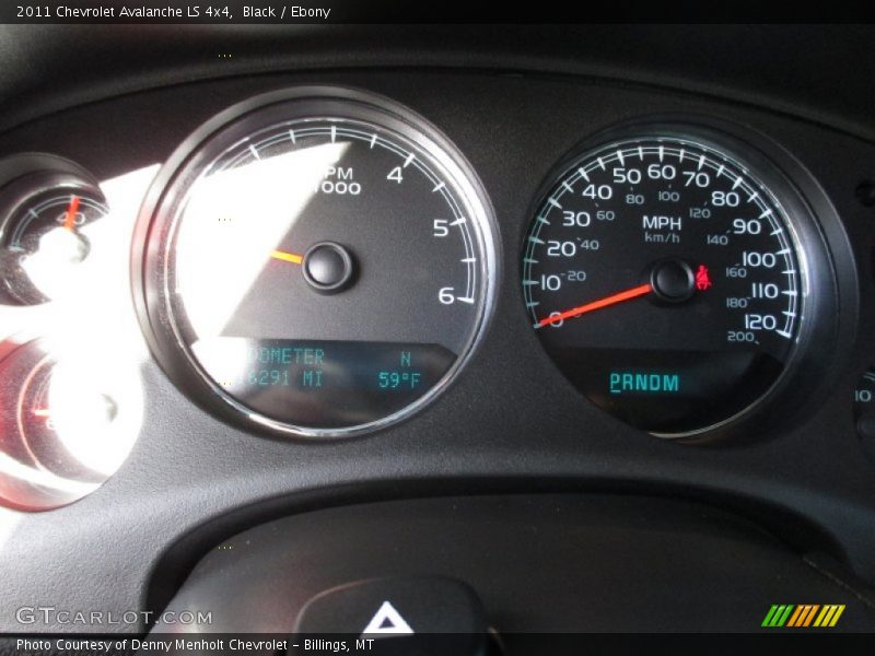 Black / Ebony 2011 Chevrolet Avalanche LS 4x4