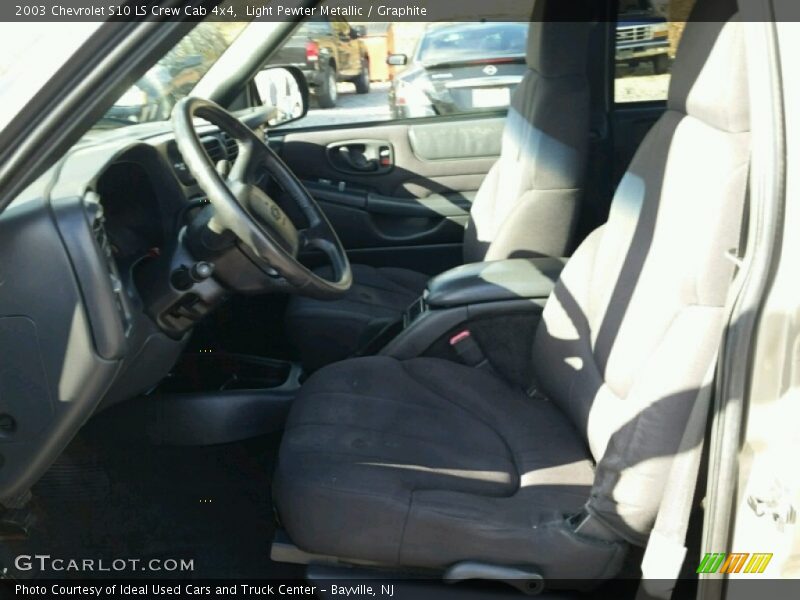 Light Pewter Metallic / Graphite 2003 Chevrolet S10 LS Crew Cab 4x4