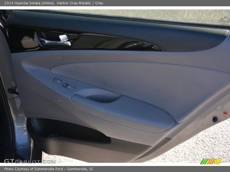 Harbor Gray Metallic / Gray 2014 Hyundai Sonata Limited