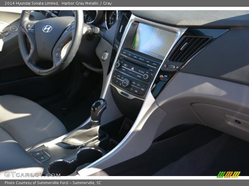 Harbor Gray Metallic / Gray 2014 Hyundai Sonata Limited