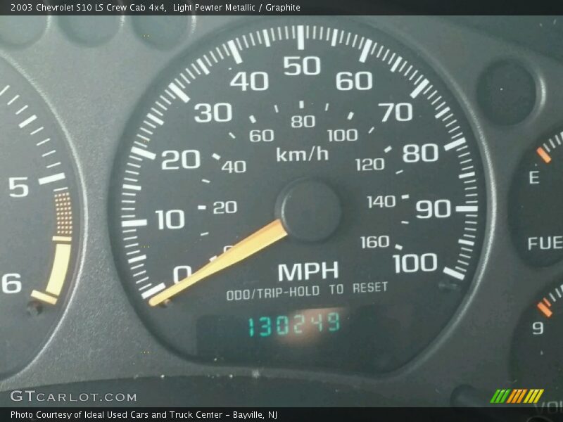 Light Pewter Metallic / Graphite 2003 Chevrolet S10 LS Crew Cab 4x4