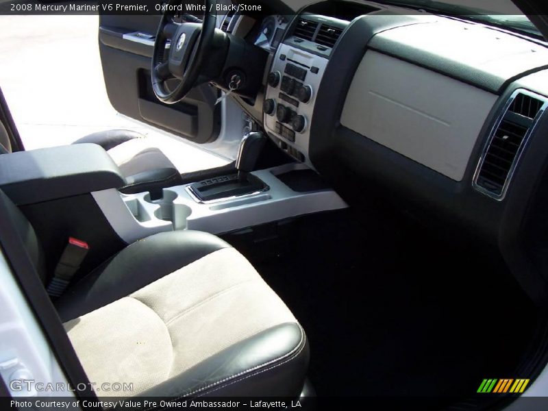 Oxford White / Black/Stone 2008 Mercury Mariner V6 Premier
