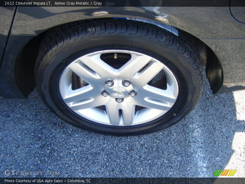 Ashen Gray Metallic / Gray 2012 Chevrolet Impala LT
