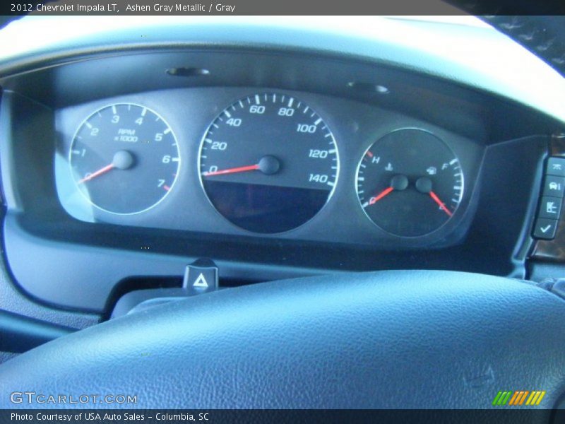 Ashen Gray Metallic / Gray 2012 Chevrolet Impala LT