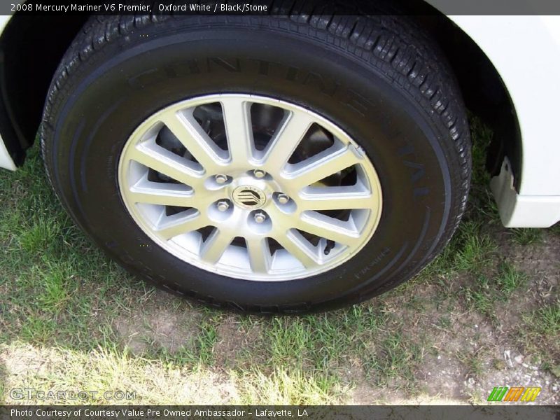 Oxford White / Black/Stone 2008 Mercury Mariner V6 Premier